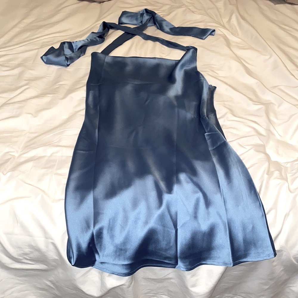 Blue dress!